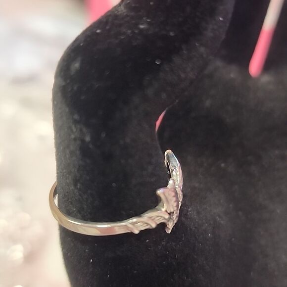 Butterfly Dainty 925 Sterling silver Ring size 7.75 NWT - Picture 3 of 6